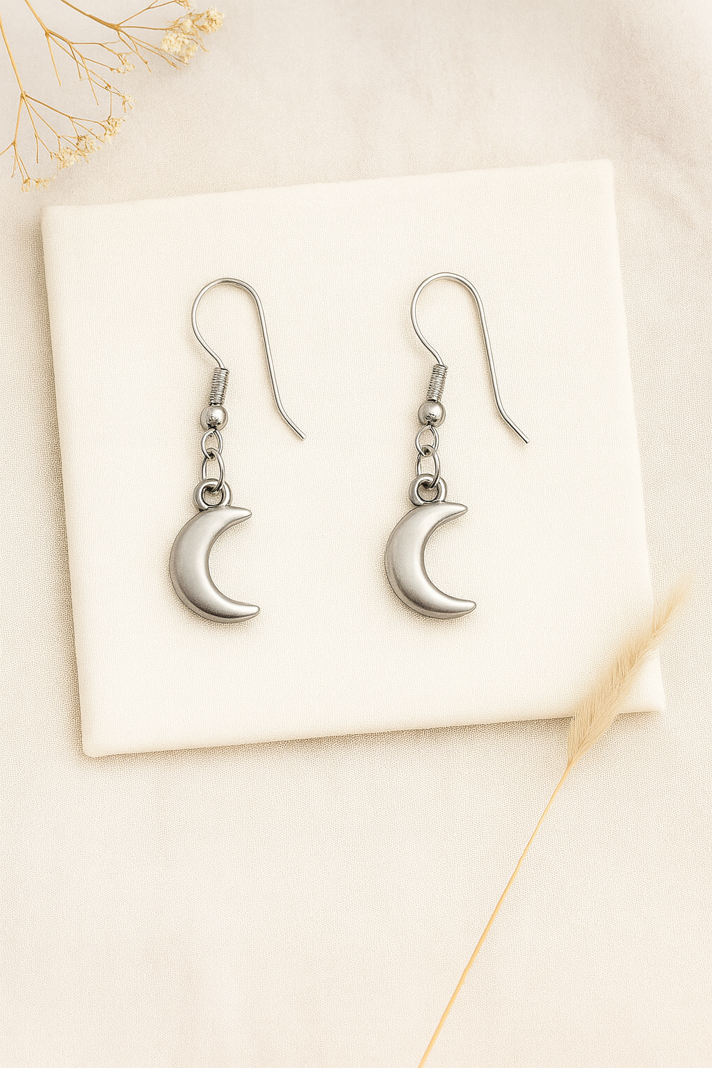 Solid Moon Earrings