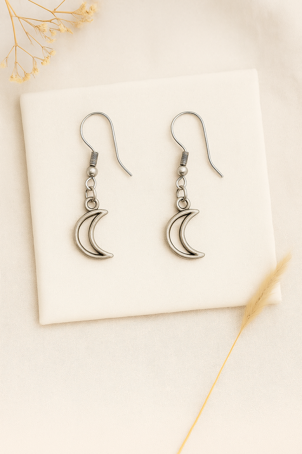 Hollow Moon Earrings
