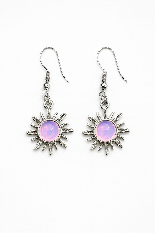 Opal Sun Earrings