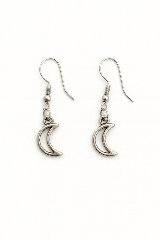 Hollow Moon Earrings
